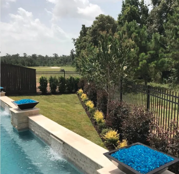 Expert yard maintenance with custom design in Houston, TX by Site Solutions of Houston