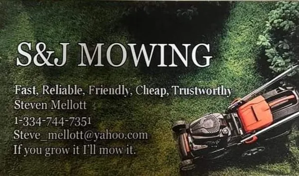 S&J Mowing Logo