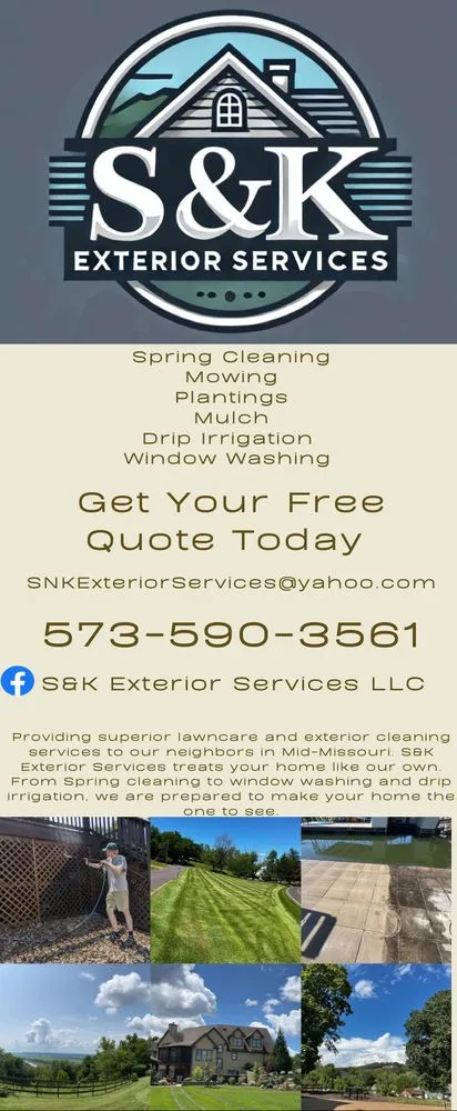 Custom landscaping services for year-round maintenance across Fulton, MO - S&K Exterior Services