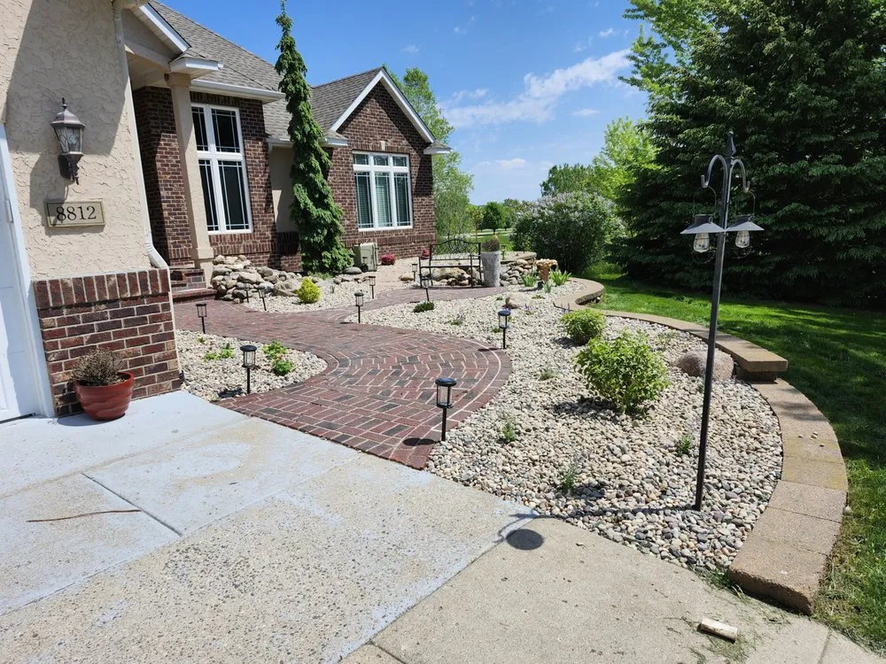Custom residential landscaping for residential properties across Webster, MN - SK Landscapes