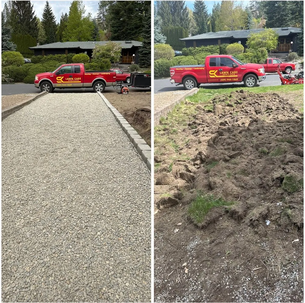 Professional outdoor landscaping in Spokane, WA by SK Landscaping