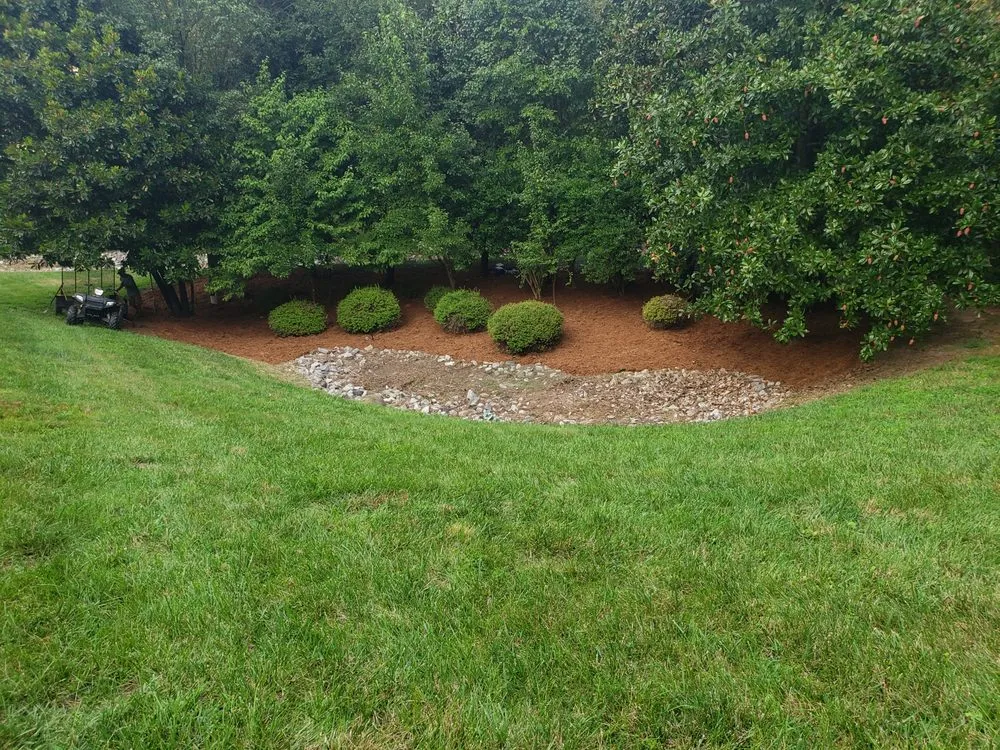 Custom garden landscaping for homes in Sophia, NC by Skeeter's Landscaping and Maintenance