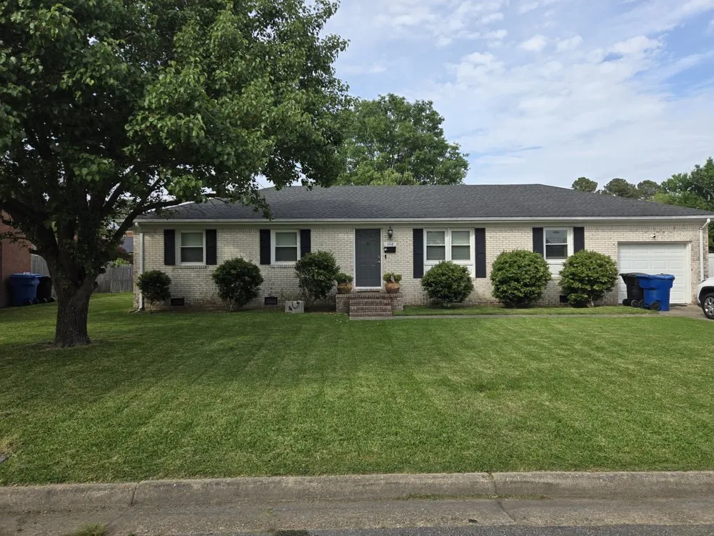 Professional landscape installation in Chesapeake, VA by Skeeter's Lawn Care