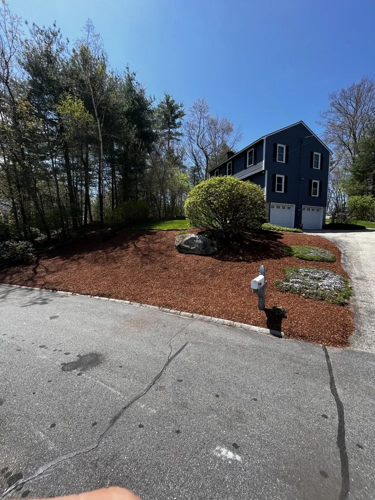 Reliable landscape installation in Merrimack, NH by Skelley Landscaping
