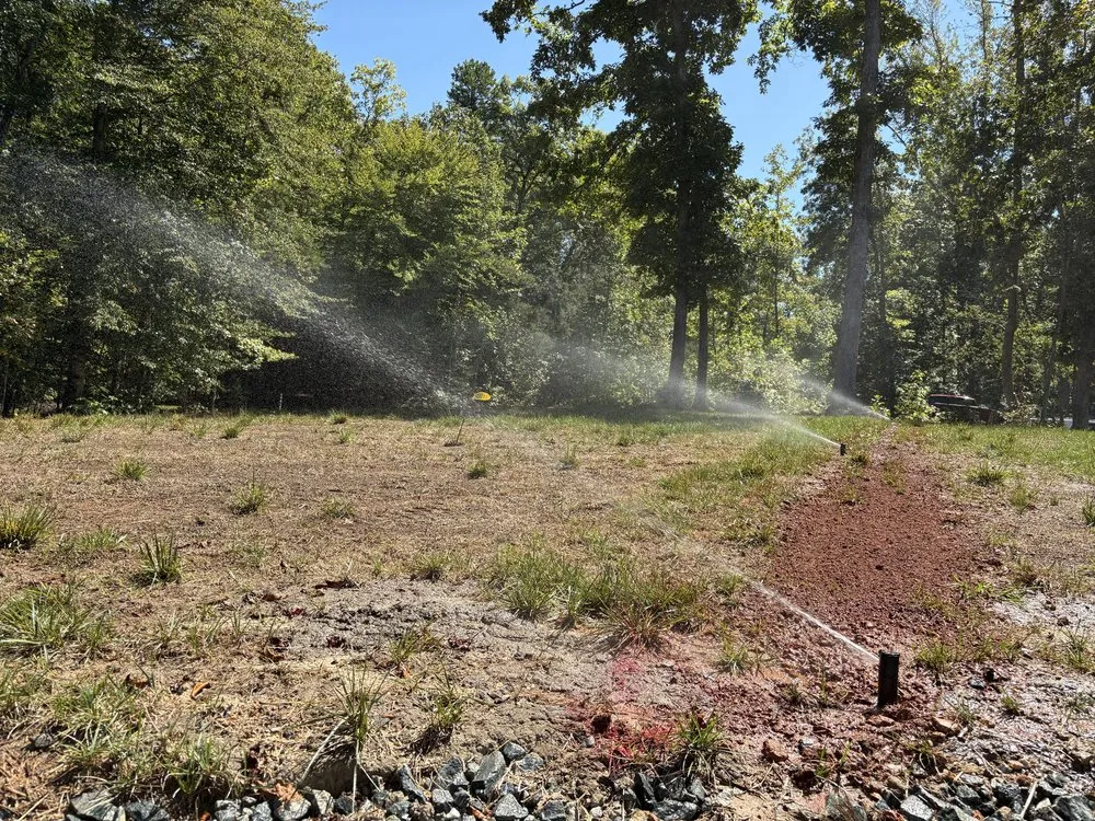 Custom landscape design for beautiful yards in Goochland, VA by Ski Irrigation