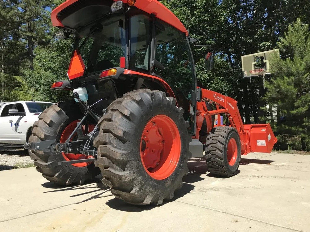 Professional residential landscaping with custom design in Lumberton, NJ by Skid steer and tractor work