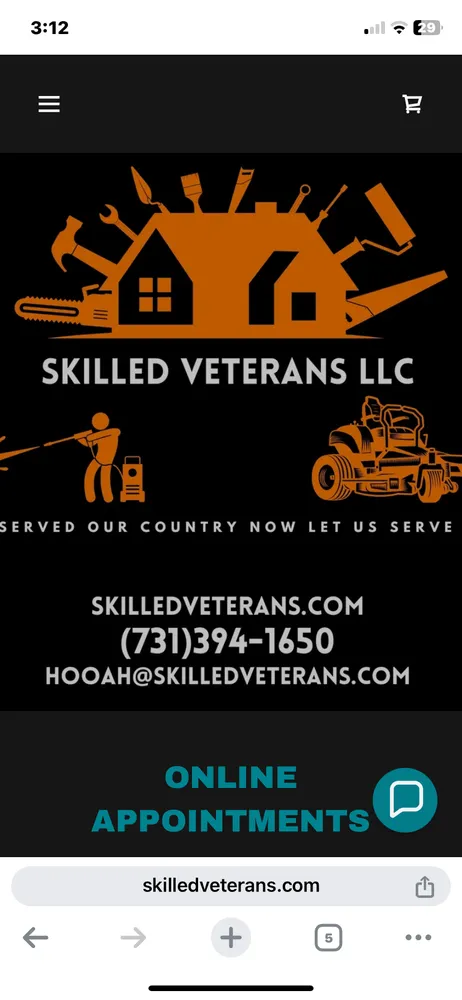Affordable landscape installation for homes in Jackson, TN by Skilled Veterans