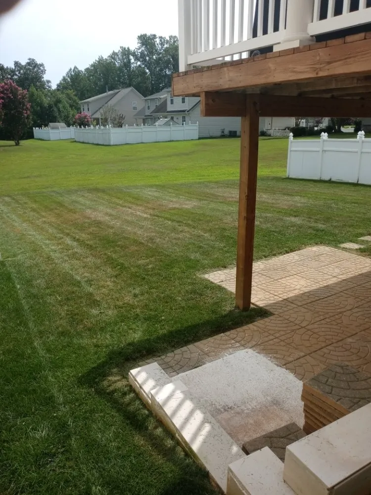 Custom garden landscaping in Manassas Park, VA by Skillz Handy Pros