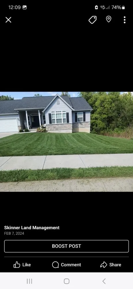 Local lawn care service in Cedar Grove, IN by Skinner Land Management