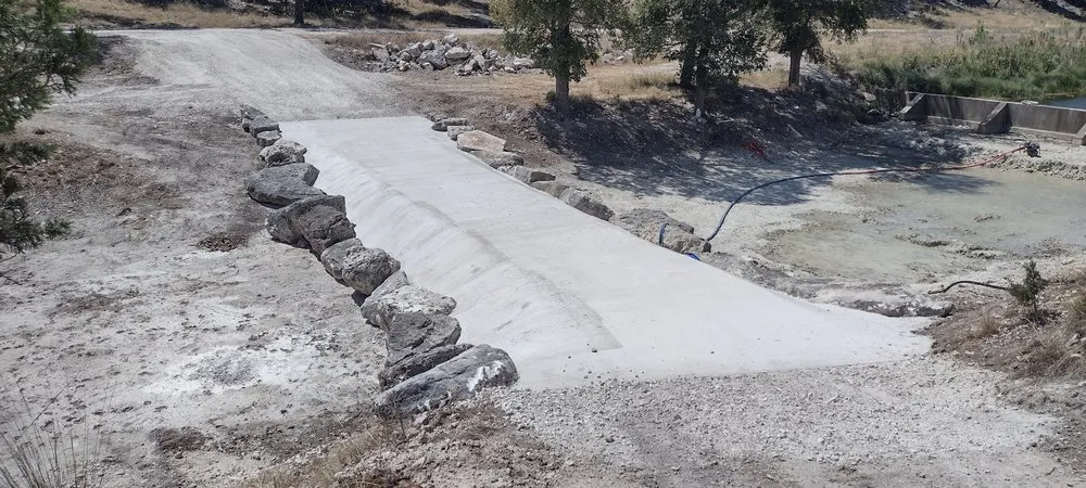 Custom residential landscaping in Bandera, TX by SKS Excavation