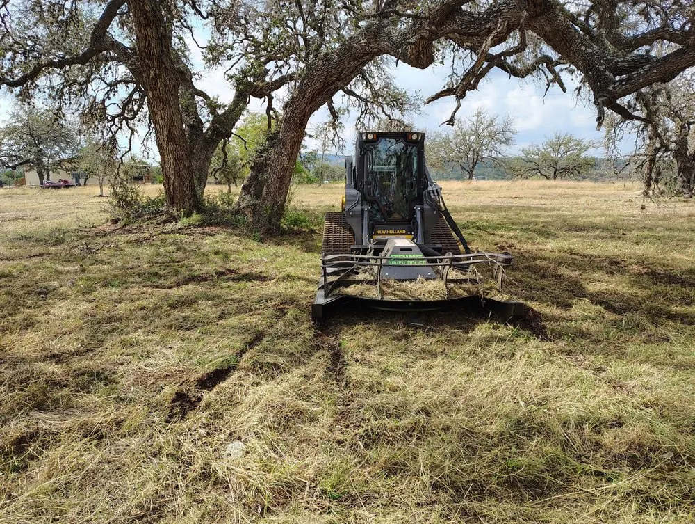 Reliable yard cleanup service in Bandera, TX by SKS Excavation