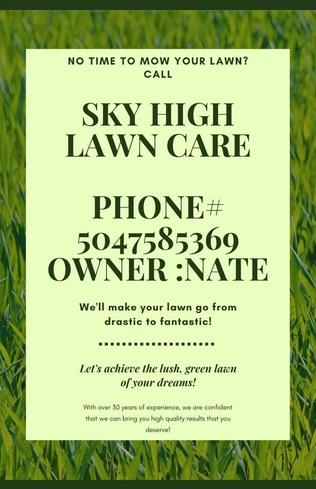 Expert outdoor landscaping in New Orleans, LA by Sky High Lawn Care