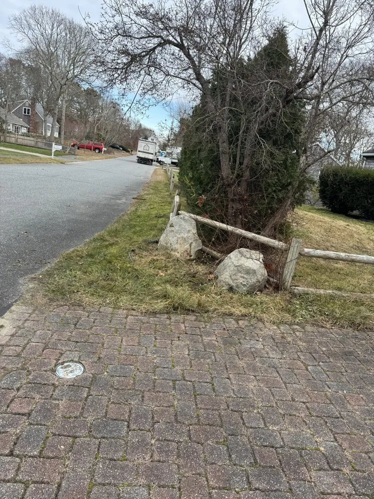 Custom landscape design in South Dennis, MA by Sky Scraper Service