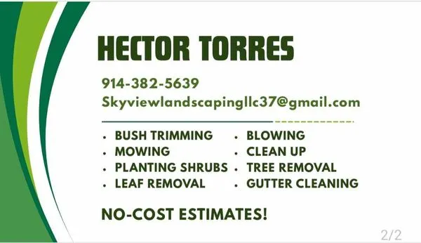 Sky View Landscaping Logo