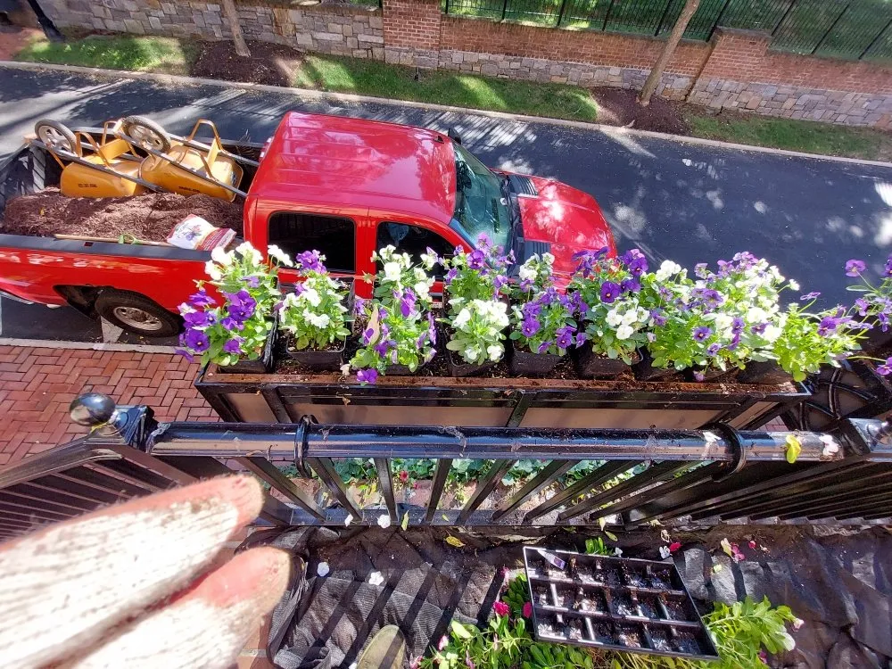 Professional lawn care service for homes in Gaithersburg, MD by Skylawn