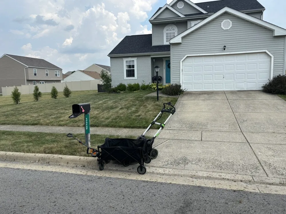 Affordable landscape installation in Lithopolis, OH by Skylin Lawn Care