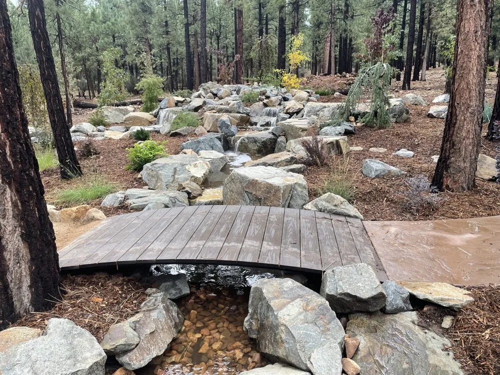Reliable garden landscaping with custom design across Lake Arrowhead, CA - Skyline Ponds