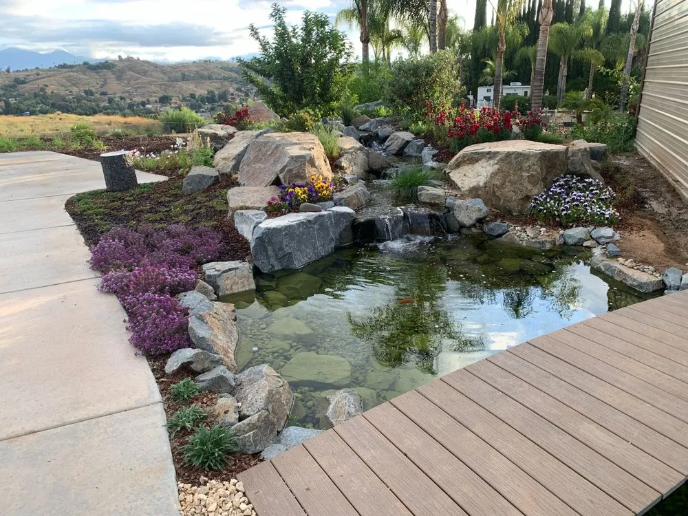 Top-rated residential landscaping near you in Lake Arrowhead, CA by Skyline Ponds