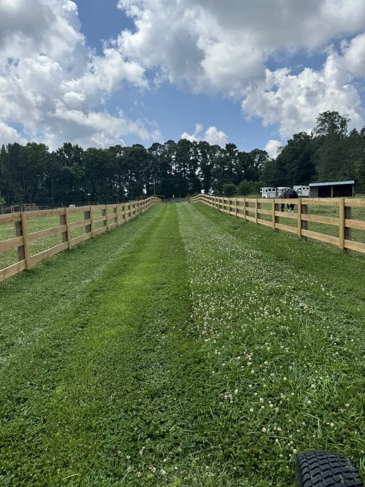 Professional landscape installation in Whitsett, NC by S&L Lawn Care