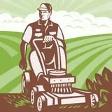 Slades Lawncare And Landscaping Service Logo
