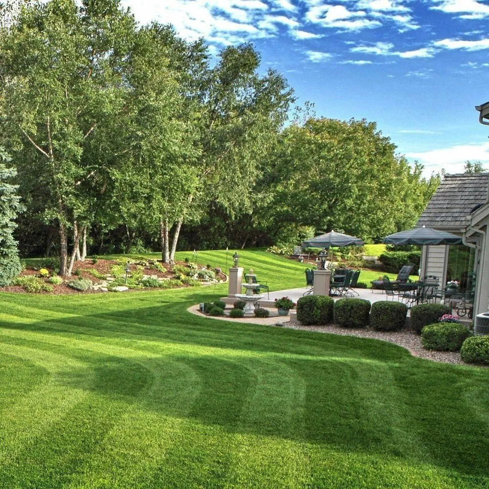 Custom landscape installation in Roanoke, VA by Slate Enterprise