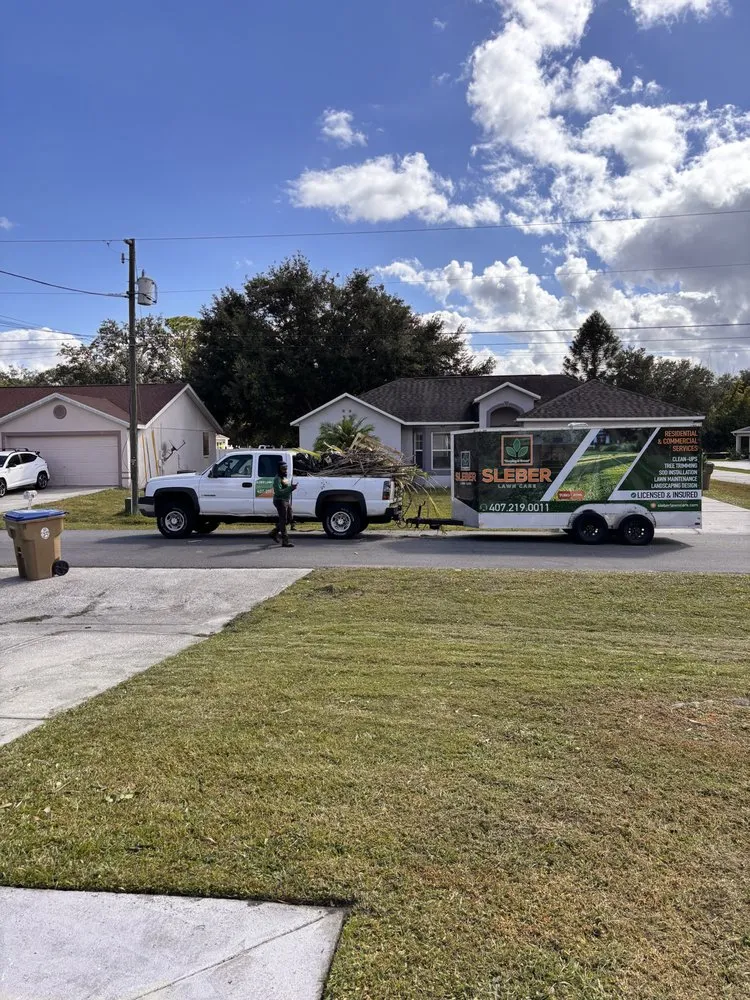 Professional lawn mowing service for year-round maintenance in Orlando, FL by Sleber Lawn Care