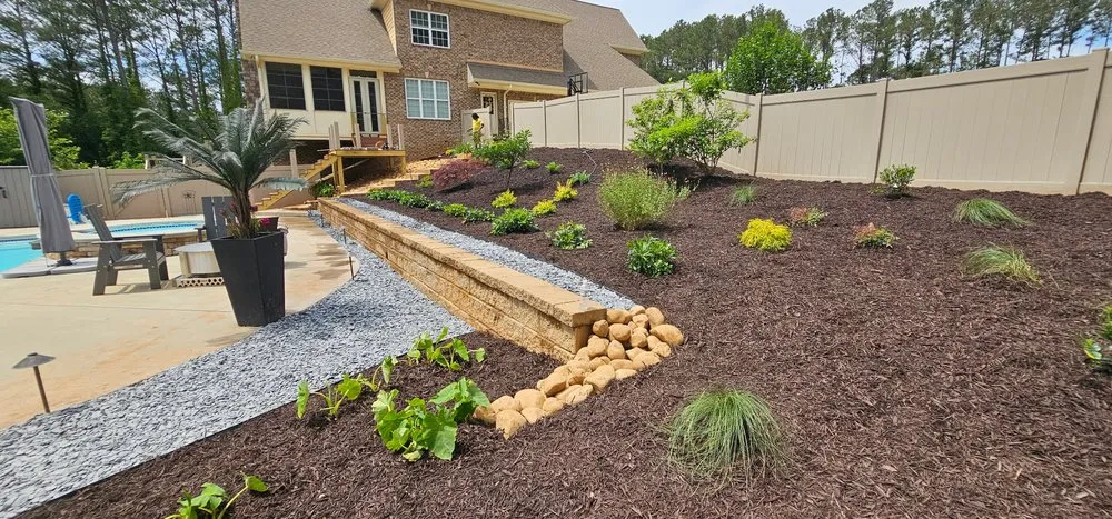 Reliable garden landscaping for residential properties across Fayetteville, GA - Sledge and Edge