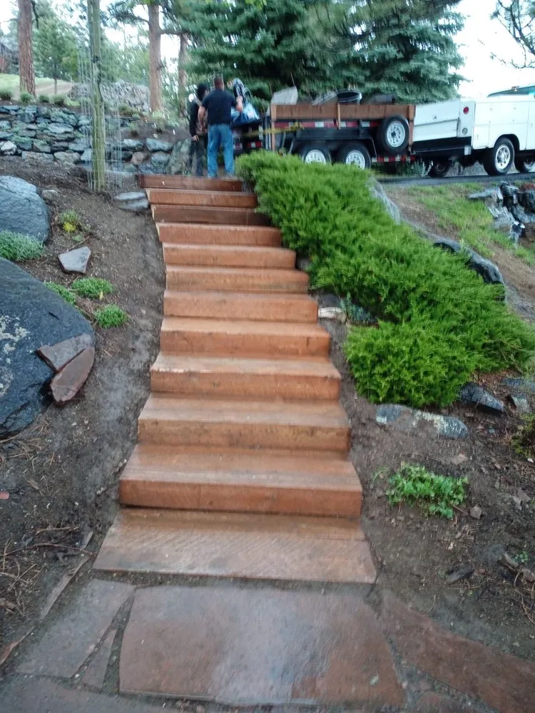 Expert landscape installation in Fayetteville, GA by Sledge and Edge