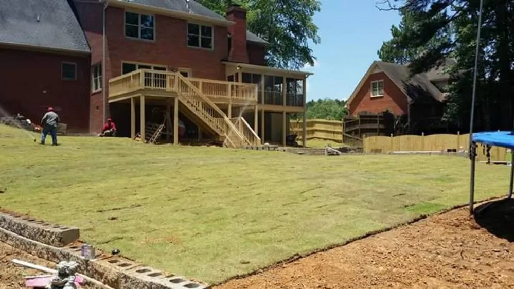 Professional residential landscaping for residential properties in Vance, AL by Sledge