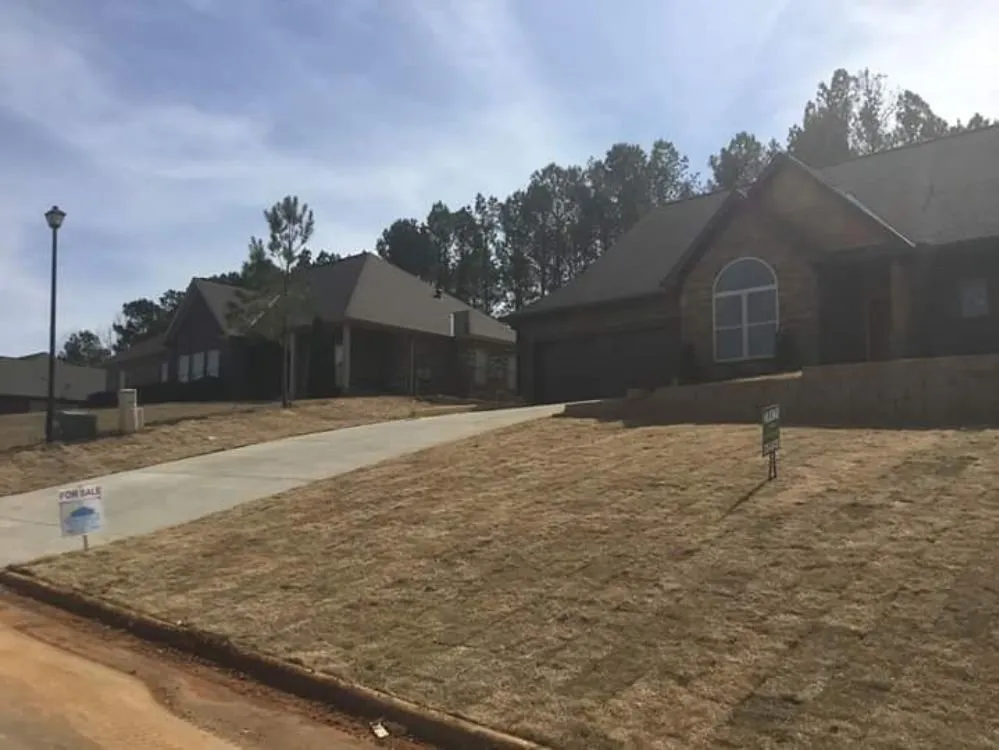 Professional lawn mowing service in Vance, AL by Sledge