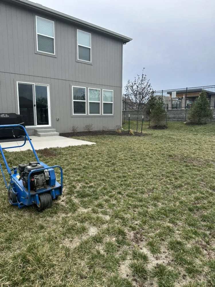 Affordable outdoor landscaping in Grain Valley, MO by Sleek Construction