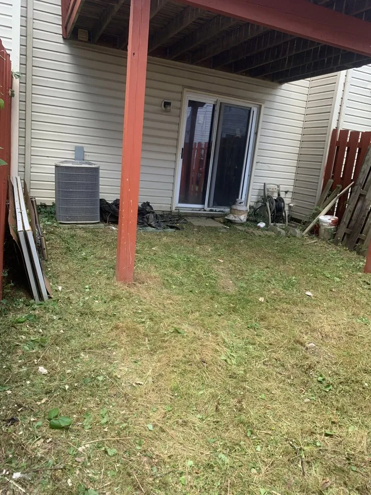 Professional yard cleanup service in Edgewood, MD by Slicks Lawncare Services