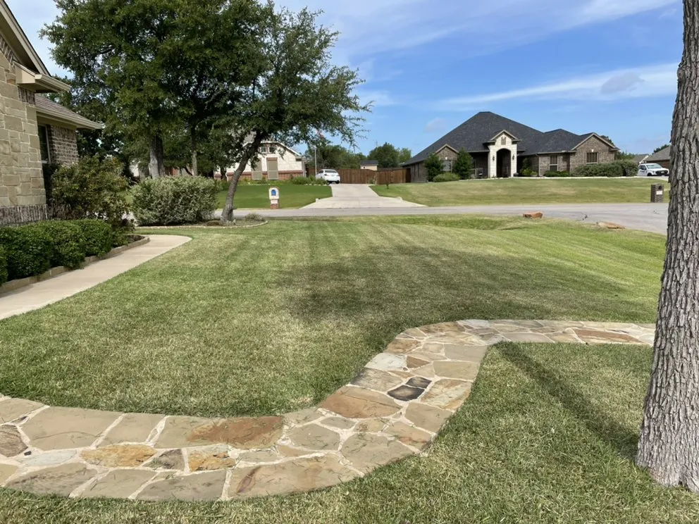 Expert landscape design near you in Weatherford, TX by Slingblade lawn care