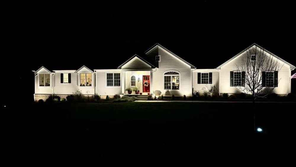 Top-rated lawn mowing service with custom design in Ashburn, VA by Sloan Lighting & Landscape