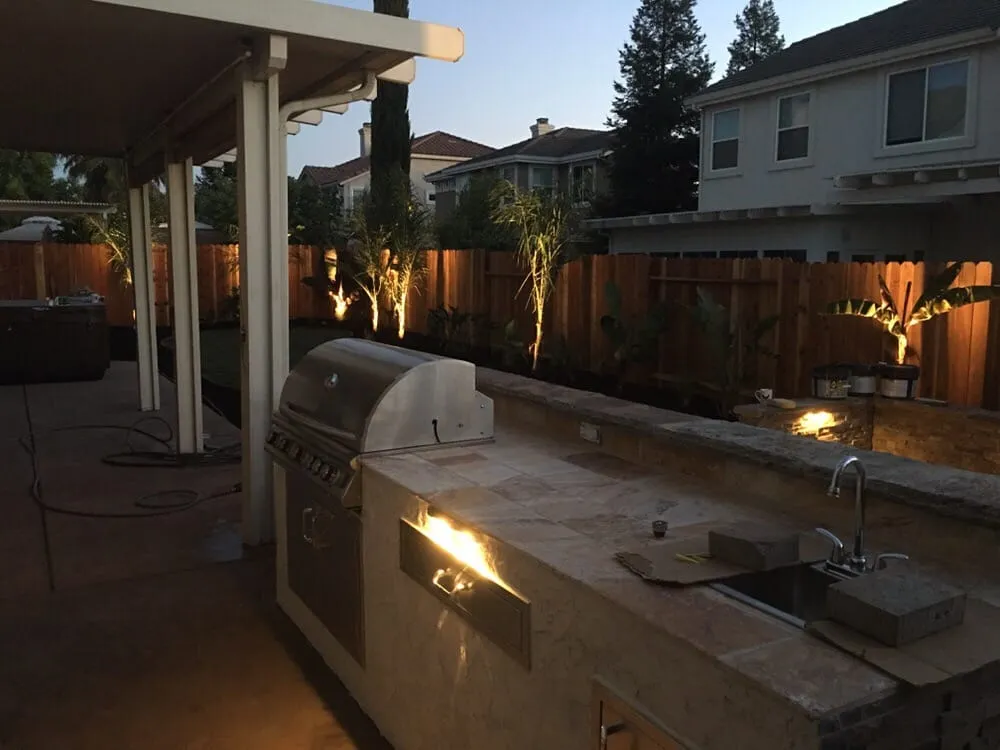 Expert garden landscaping for residential properties in West Sacramento, CA by SLS Landscaping