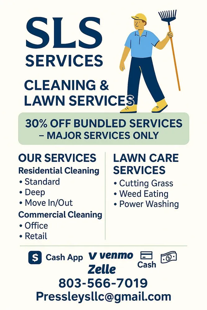 Custom outdoor landscaping in Manning, SC - Sls Services