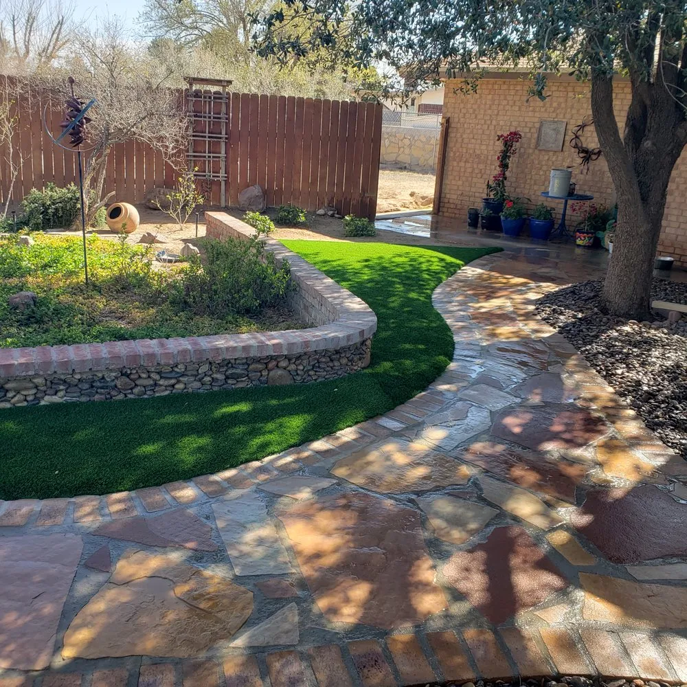Professional residential landscaping for beautiful yards in El Paso, TX by SM Handyman & Landscape Maintenance