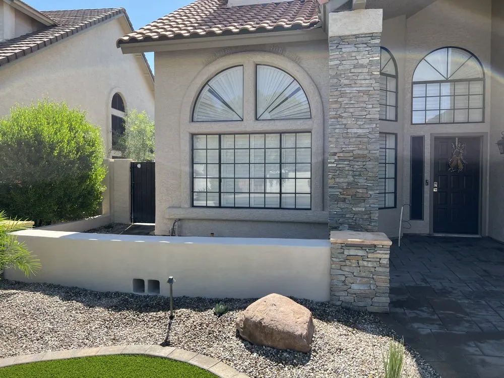 Professional lawn mowing service for year-round maintenance in Maricopa, AZ by S&M Landscape