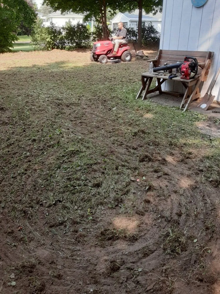 Custom yard cleanup service in Oswego, NY by S&M LandScapes