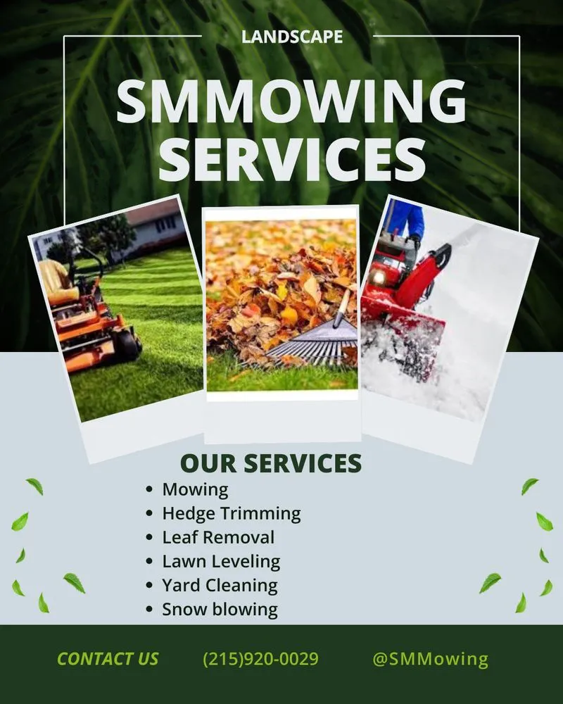 Custom landscape design for homes in Feasterville, PA by SM Mowing