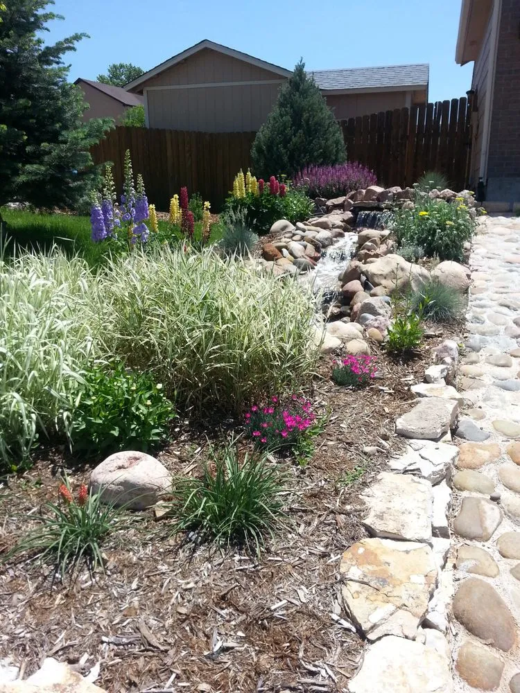 Custom outdoor landscaping for outdoor upgrades in Peyton, CO by SM Outdoor Solutions
