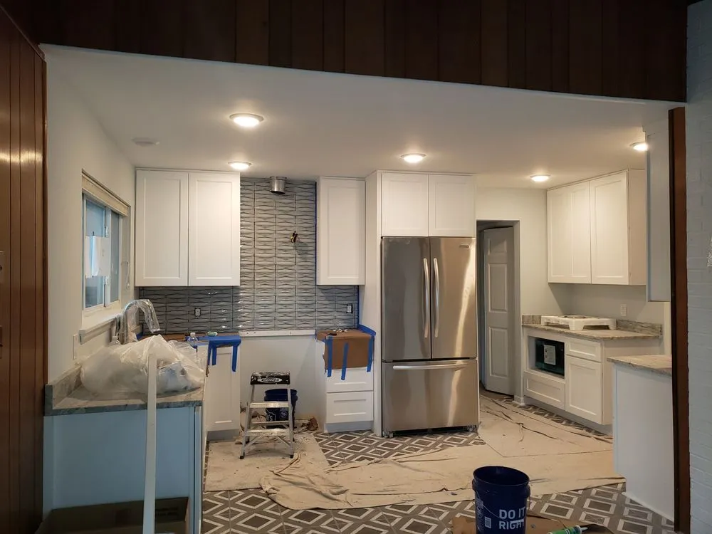 Custom lawn mowing service with custom design in Rocky Point, NC by SM Painting & Landscaping