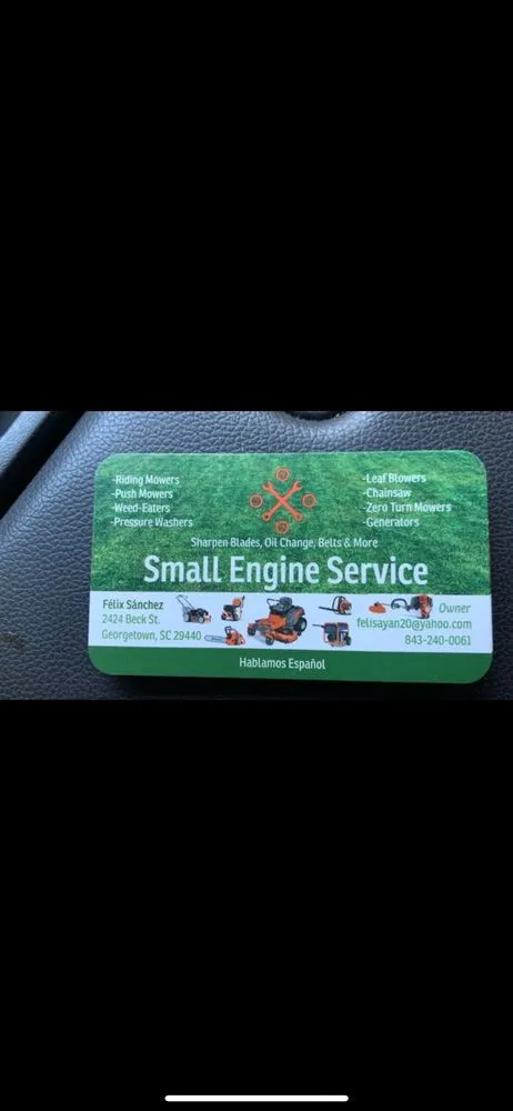 Local lawn care service near you in Georgetown, SC by Small Engine Services