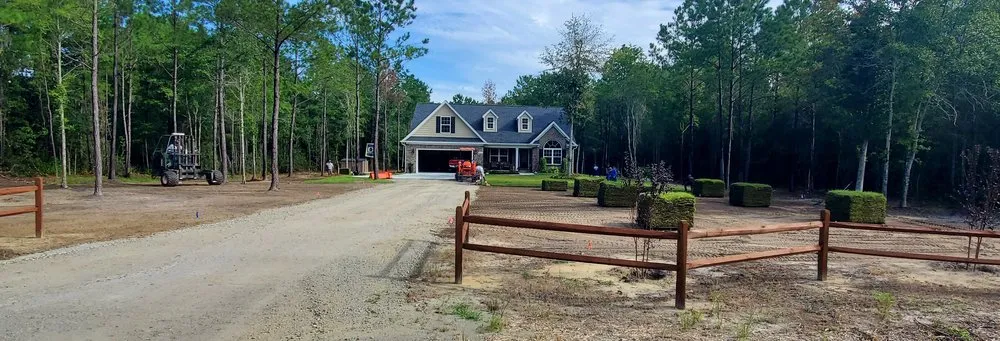 Professional outdoor landscaping with custom design in Galivants Ferry, SC by Small Town Landscaping and Irrigation