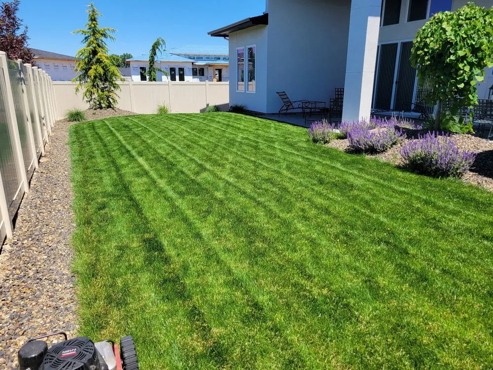 Expert landscape design for beautiful yards in Kuna, ID by Small Town Lawn Service