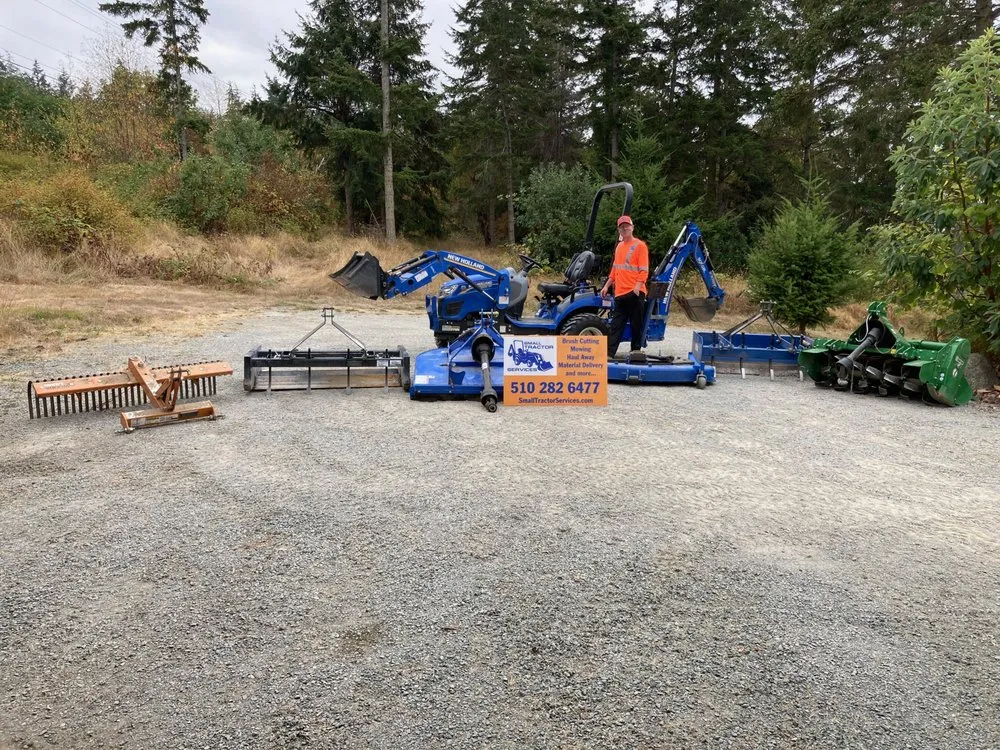 Professional yard maintenance for outdoor upgrades across Camano, WA - Small Tractor Service