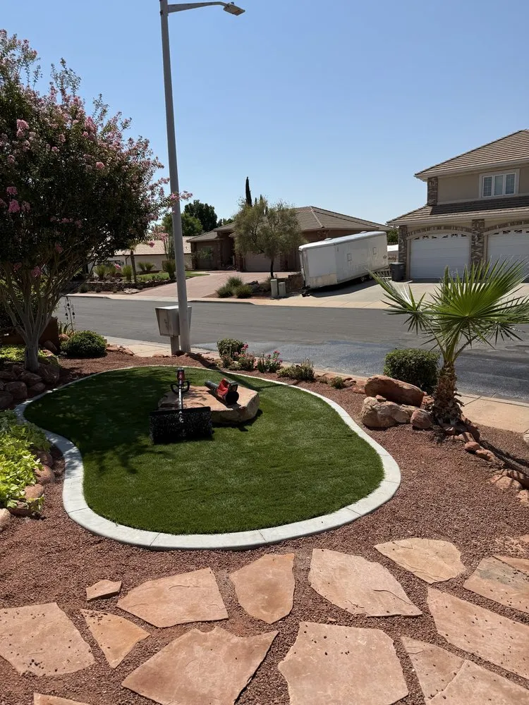 Professional lawn mowing service in St. George, UT by Smart Landscaping