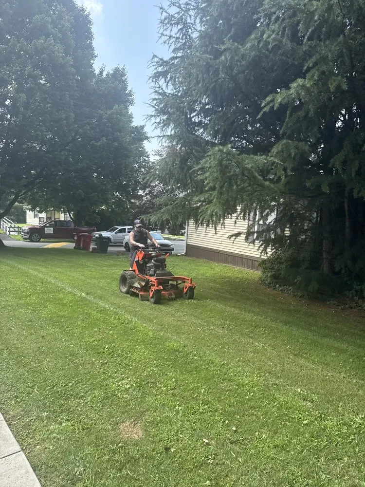 Custom lawn mowing service for residential properties across Breinigsville, PA - Smart Property Management