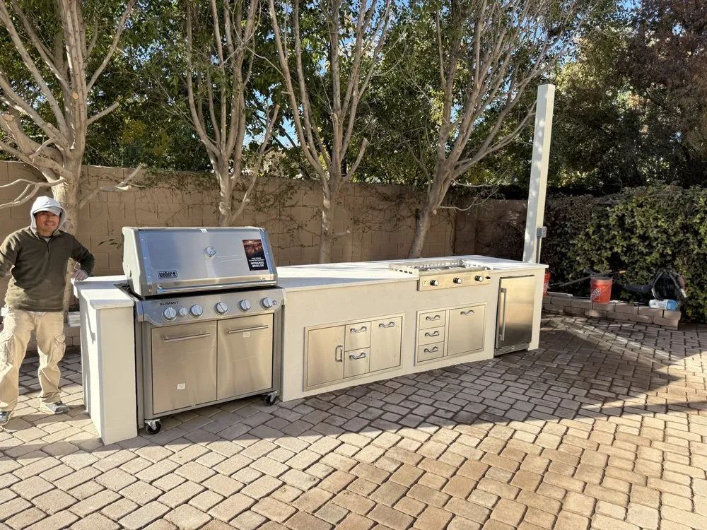 Custom landscape installation in Chandler, AZ by Smart Spaces