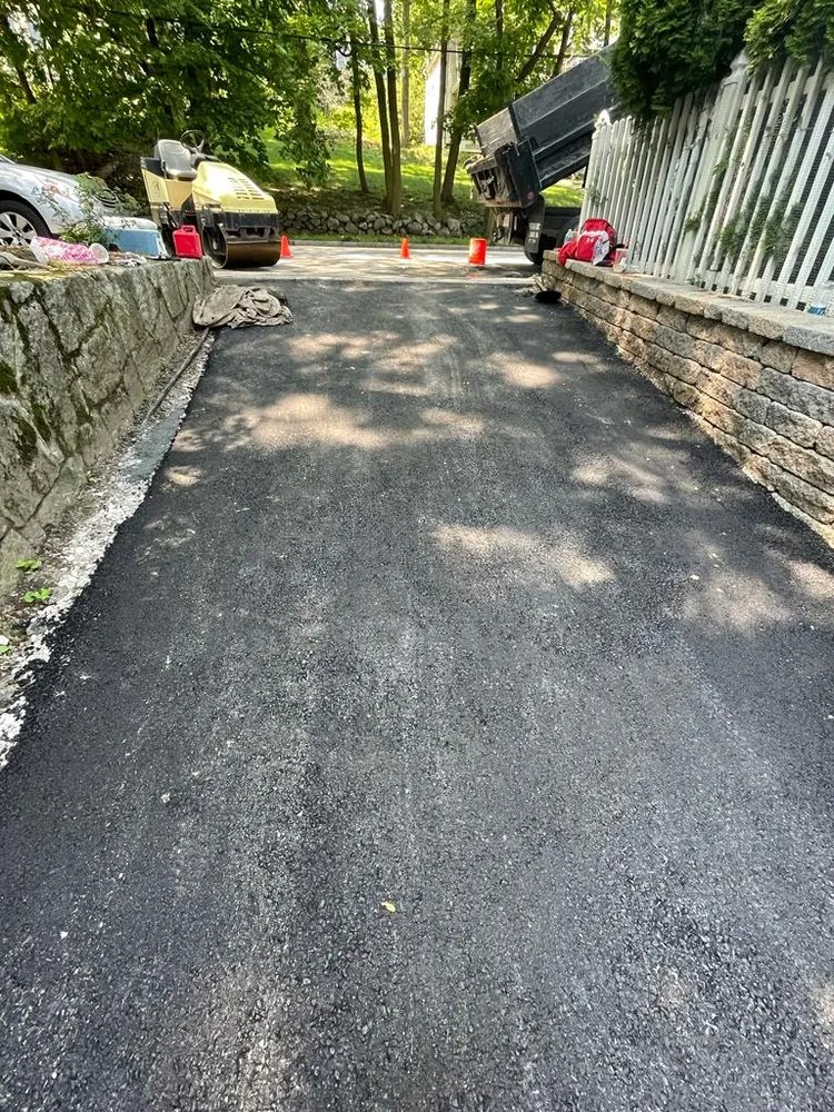 Professional landscape installation in Waltham, MA by Smart